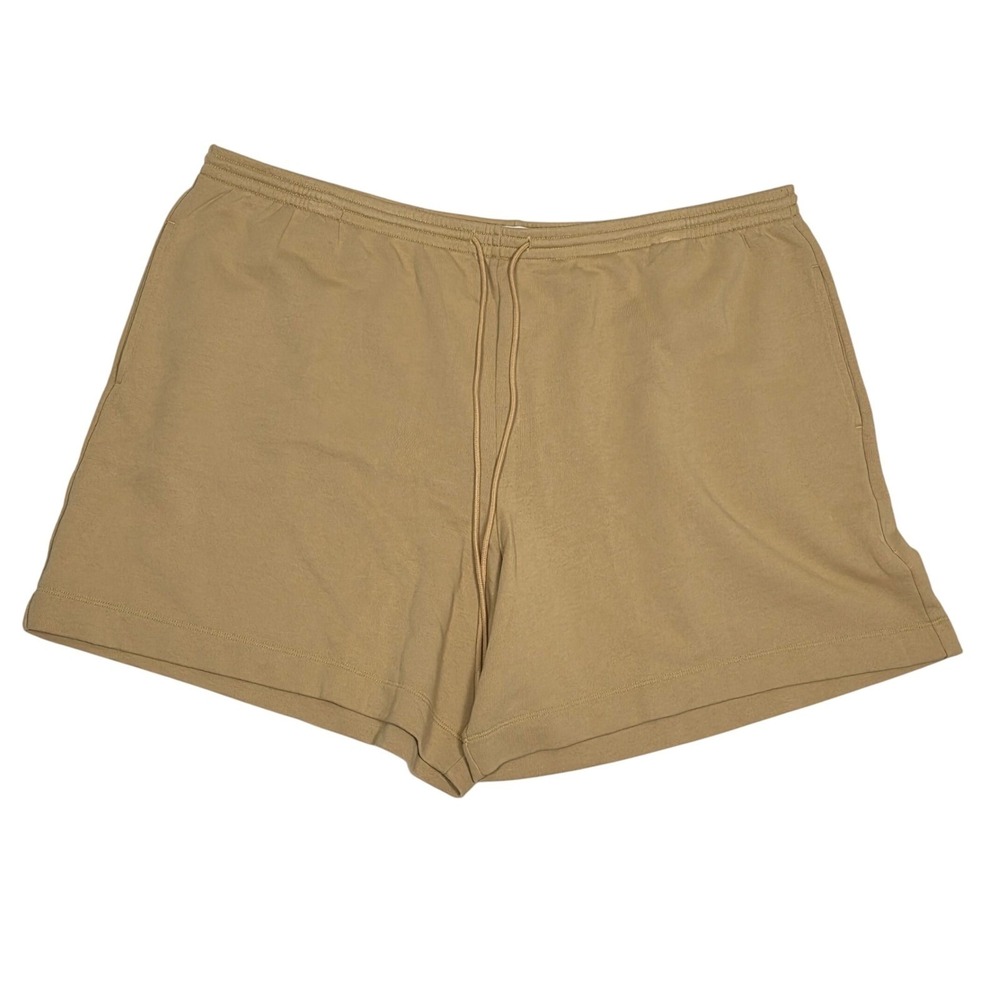 Vince Essential Pull On Shorts Women's Plus Size XXXL Tan Drawstring Casual NWOT